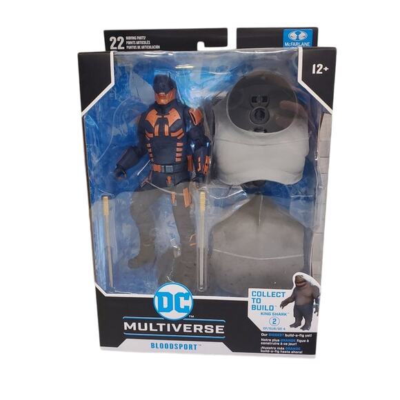 DC Multiverse Bloodsport Collect to Build King Shark Action Figure - Picture 2 of 9